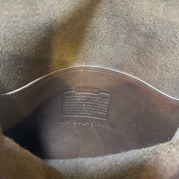 Authentic Vintage Coach Station Bag (#5130) in Dark Brown - Picture 6 of 6